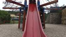 078090 Rachel Evans Takes A Very Naughty Pee In the Play Park