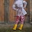 Miss Clara in AGU raincoat and transparent plastic raingear