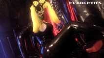 Heavy Rubber Zipperface: Kinky & Intense Hand- and Footjob! Pt.1