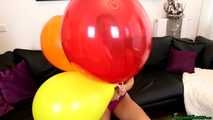 Angel's balloon pop gloating