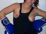 Amateur Milf Toni Role Playing As A Boxer