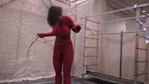 Katarina Blade - Tied in Public - Escape Challenge, tied by Andrea Ropes at the Feringapark Hotel
