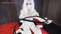 Xiaomeng White Latex Nun in CO2 Hell