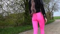 Walk In Pink Spandex-Leggings