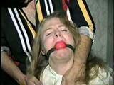 30 Yr OLD SINGLE MOM, BALL-GAGGED, PANTY STUFFED & F0RCED TO SMELL HER STINKY HEEL (D31-4)