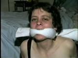 TINY TINA BALL-TIED, HOG-TIED CLEAVE-GAGGED HOSTAGE (D25-16)