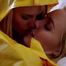 Clip: Yellow rainwear kisses