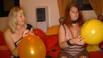 house party with balloons