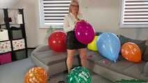 miss Tatjana pops your balloons while Blow2Pop a magenta TT17