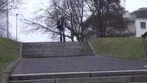 119007 Donna-Jo Pees Down The Park Steps