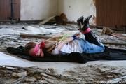 Anna hogtied in a lost place PICS