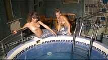 [From archive] Dana & Jenya - two mermaids in the pool (video 2)
