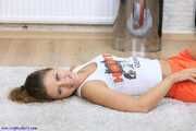 Hooters girl hogtied