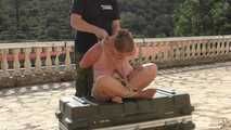 Outdoor Ball Tie Challenge on the Slave Box for Bettine