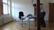 Leonie - mugging in the office part 1 of 5
