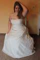 Sandra cuffed in a wedding dress 01