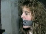 19 Yr OLD SINGLE MOM, MOUTH STUFFED, TAPE GAGGED & BALL-TIED (D36-6)