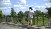 Barefoot on the bridge