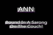 Video: Asian girl Ann Bound, Gagged, Fondled and Ticked on the Couch!