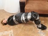 [From archive] Iren packed in trash bag (3)