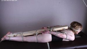 Florence in extreme hogtie