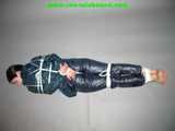 Get 101 Pictures with Lupi tied and gagged in shiny nylon rainwear from 2005-2008!