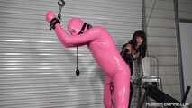 What a mean release from Chastity - Pink Gimp 4 