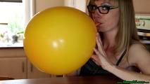 Ballon under Druck (ängstliche Marie)