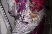 Sexy Sonja wearing a sexy purple downsuit foaming herself with shaving cream (Pics)