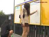 029005 Robyn Pees On Wombwell Station Platform