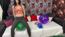 sexy balloon popping fun