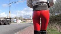 Red vinyl leggings and overknees, 4th part