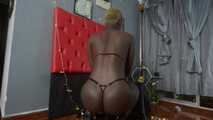 Ebony girl Custom Model-Masturbation