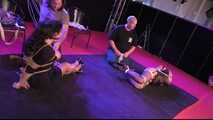 Two Supermodels Chicken Wing Hogtie Demonstration live from VENUS in Berlin 
