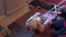 The new Spain Files - Lara Strike in a tight Hogtie Challenge