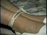 30 Yr OLD SINGLE MOM GETS PANTIES STUFFED IN MOUTH, ACE BANDAGE GAGGED, BALL-TIED, SPANKED & FONDLED (D38-12)