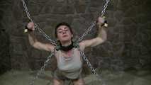 Heavy Chains and massive Steel Cuffs - High Security Bondage for Muriel