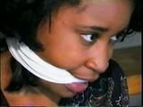 19 Yr OLD BLACK STUDENT MOUTH STUFFED, TAPE GAGGED, TIED HANDS OVERHEAD TO STAIRWAY & BLINDFOLDED (D46-5)