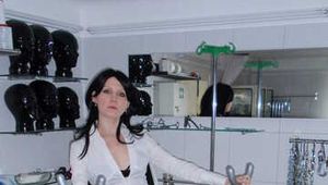 Mistress Nycky in the clinic room