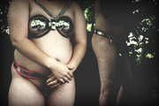 Schwangere Jung Sklavin im Voll Keuschheitsgürtel und BH mit KG Sklave - präsentiert sich hier voll zum allerersten Mal 500 Fotos 