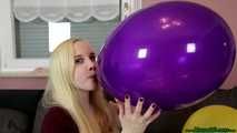 blowing up prestretched purple TT14 and sit2pop it
