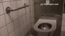 016211 Eve Pees On The Floor Of The Filthy Public Toilet