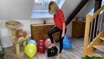 barefoot stomping 12x balloons