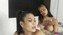 Jenny-Thai - My girlfriend's party pissed in the mouth 