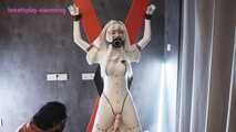 Xiaomeng White Latex Nun in CO2 Hell