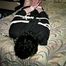25 Yr OLD 2nd GRADE SCHOOL TEACHER GETS MOUTH STUFFED, CLEAVE GAGGED AND HOG-TIED ON THE BED  (D65-11)
