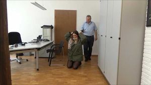 Vanessa - robbery in the office part 1 of 7