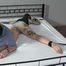 Tickle torture for slave Maja spread eagle part 3