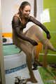 Wet pantyhose encasement (222 images)