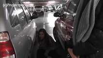 078069  Rachel Pees In The Parking Garage 